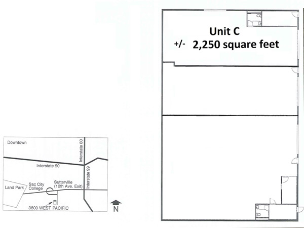 3800 west pacific commercial property floorplan